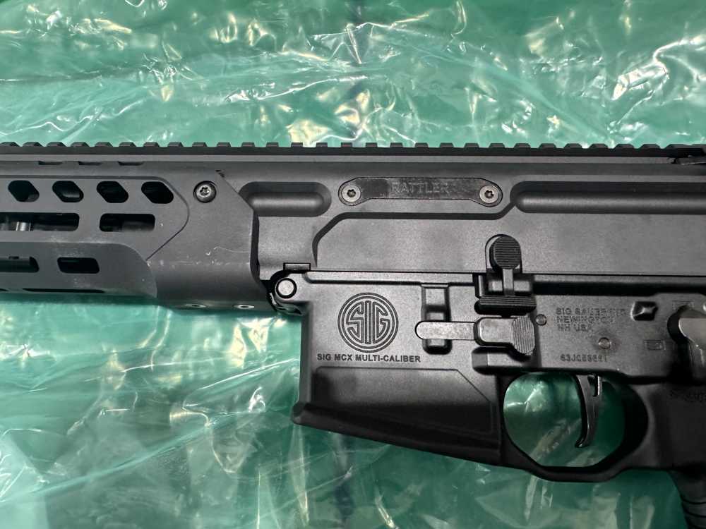 Sig Sauer MCX Rattler LT Semi-Auto Pistol AR 300 Black 6.75" No box or mag-img-31