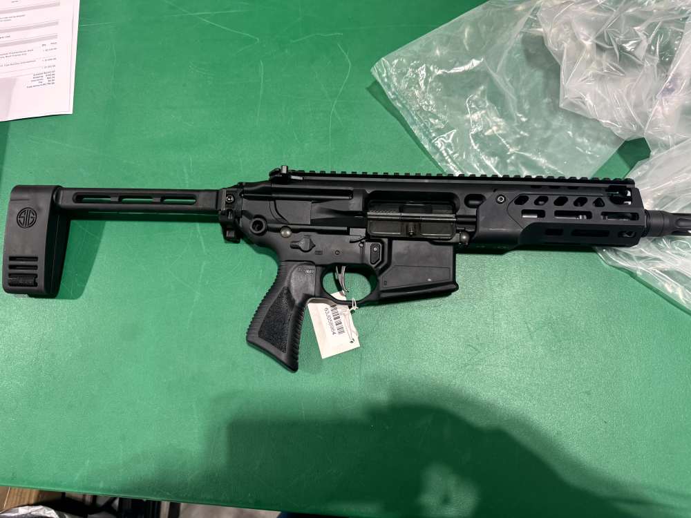 Sig Sauer MCX Rattler LT Semi-Auto Pistol AR 300 Black 6.75" No box or mag-img-9