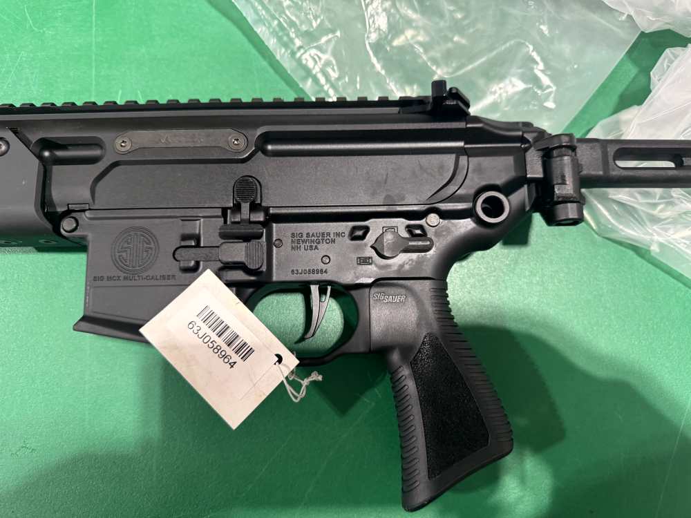 Sig Sauer MCX Rattler LT Semi-Auto Pistol AR 300 Black 6.75" No box or mag-img-5