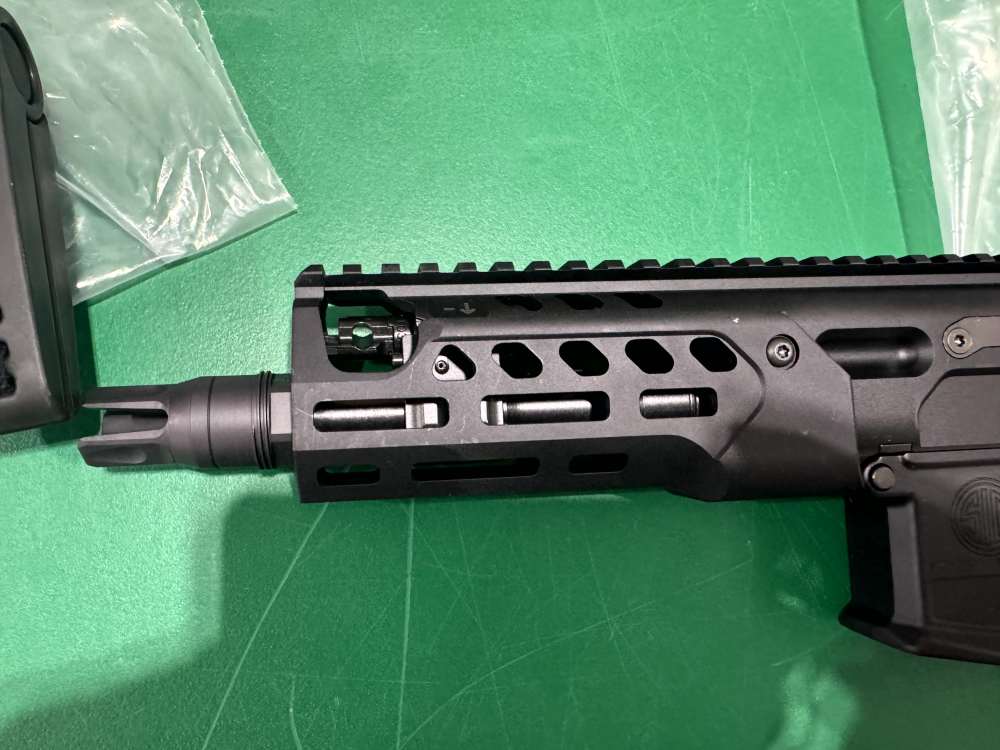 Sig Sauer MCX Rattler LT Semi-Auto Pistol AR 300 Black 6.75" No box or mag-img-16