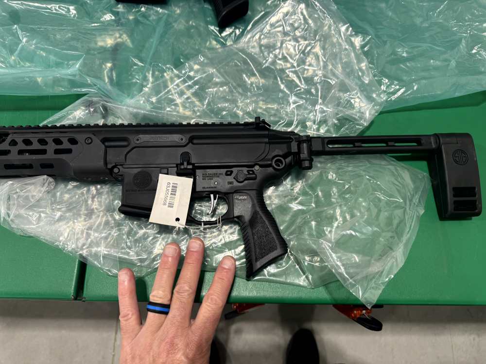 Sig Sauer MCX Rattler LT Semi-Auto Pistol AR 300 Black 6.75" No box or mag-img-51