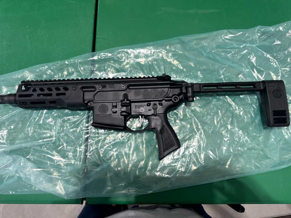 Sig Sauer MCX Rattler LT Semi-Auto Pistol AR 300 Black 6.75" No box or mag-img-43