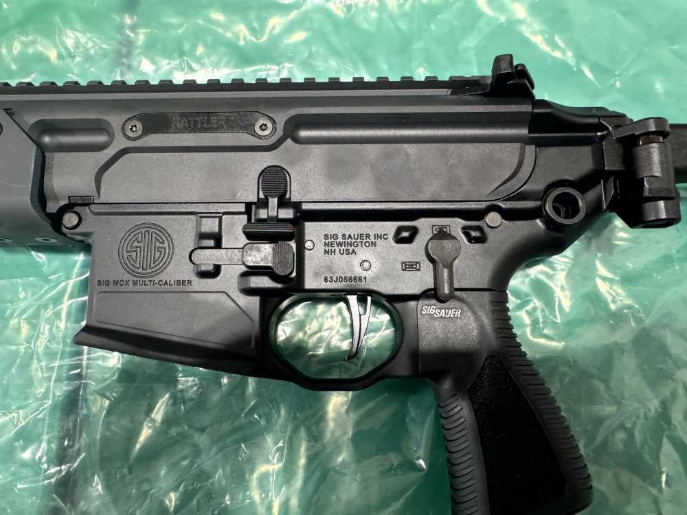 Sig Sauer MCX Rattler LT Semi-Auto Pistol AR 300 Black 6.75" No box or mag-img-46