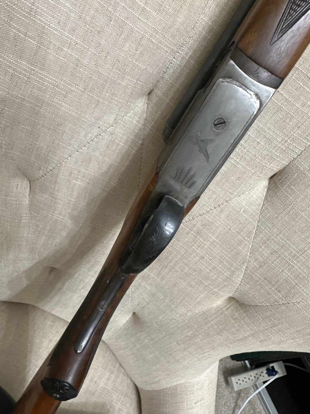 El Faisan Spanish 12ga Shotgun 28" Engraved Side By Side -img-12