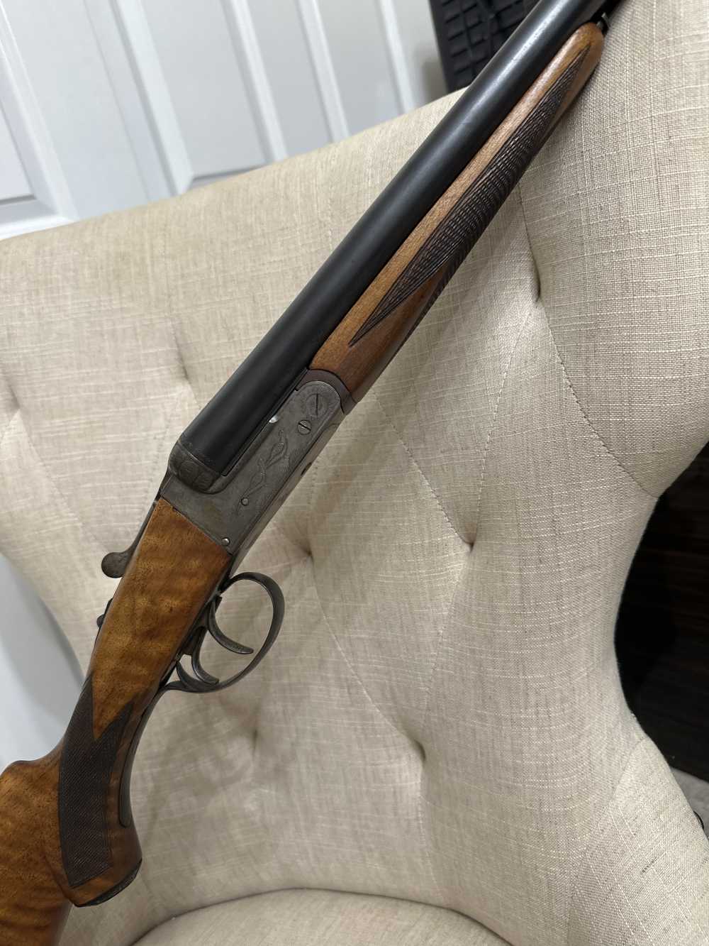 El Faisan Spanish 12ga Shotgun 28" Engraved Side By Side -img-3
