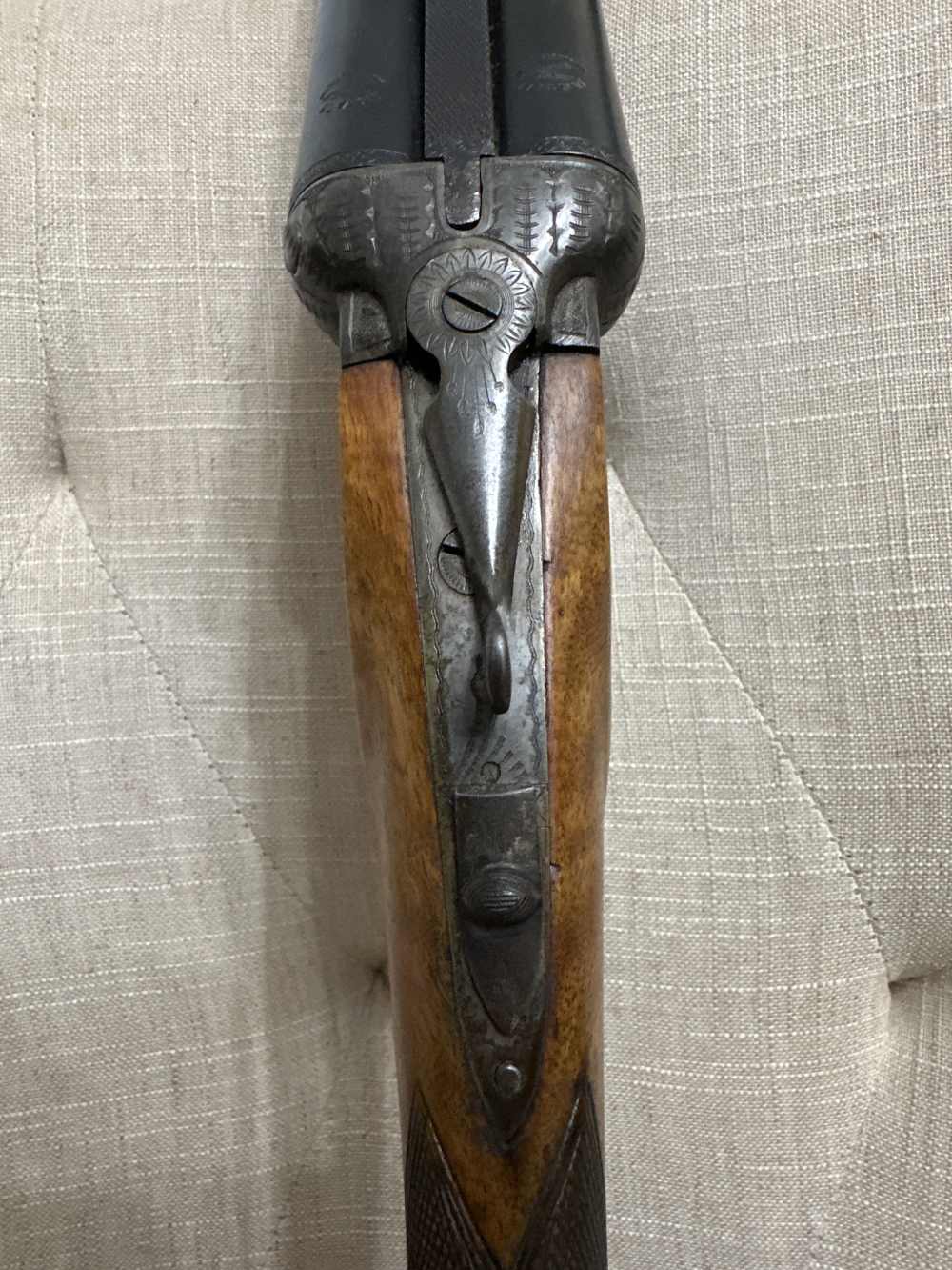 El Faisan Spanish 12ga Shotgun 28" Engraved Side By Side -img-17