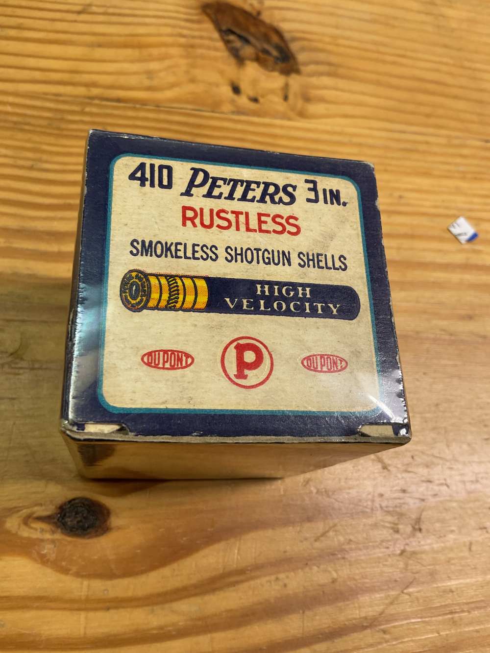 Vintage full box of Peter’s 410 shotgun shells excellent -img-4