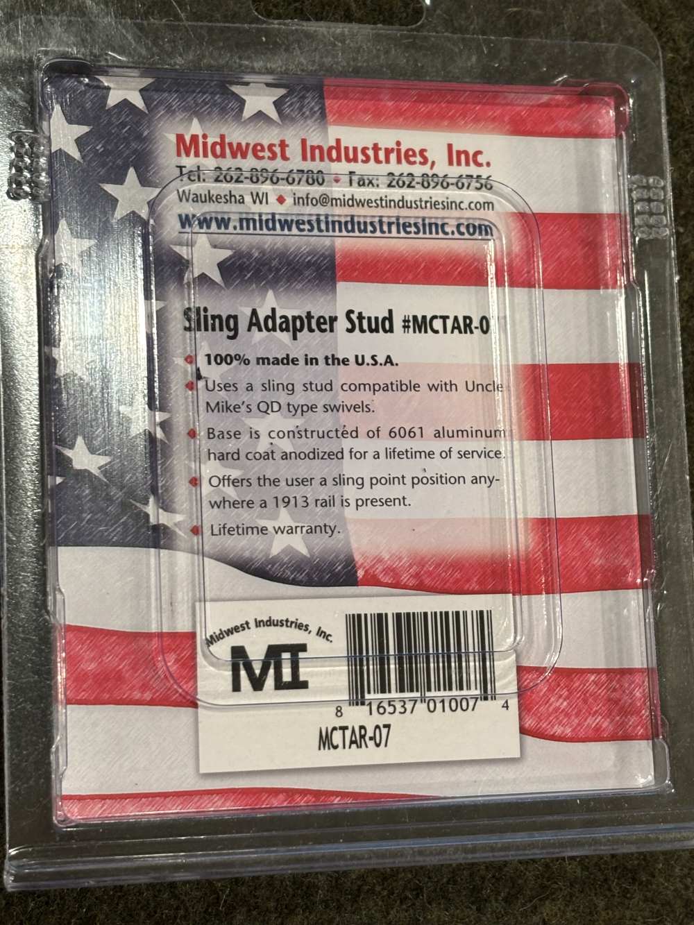 Midwest Industries Rail Mount Sling Adapter with Standard Sling Swivel Stud-img-5