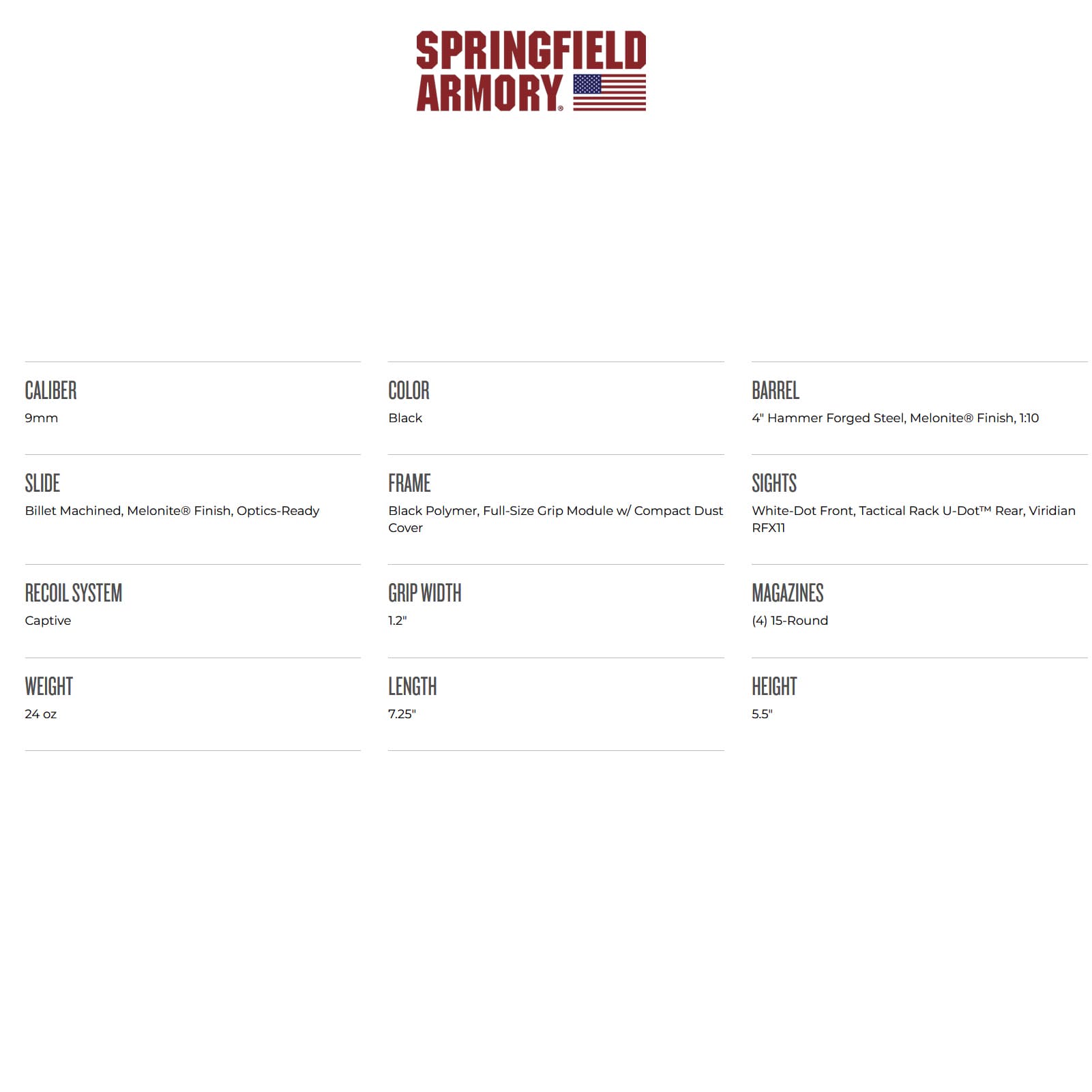 SPRINGFIELD ARMORY Echelon 4.0FC 4in 9mm 15rd Semi-Automatic Pistol-img-5