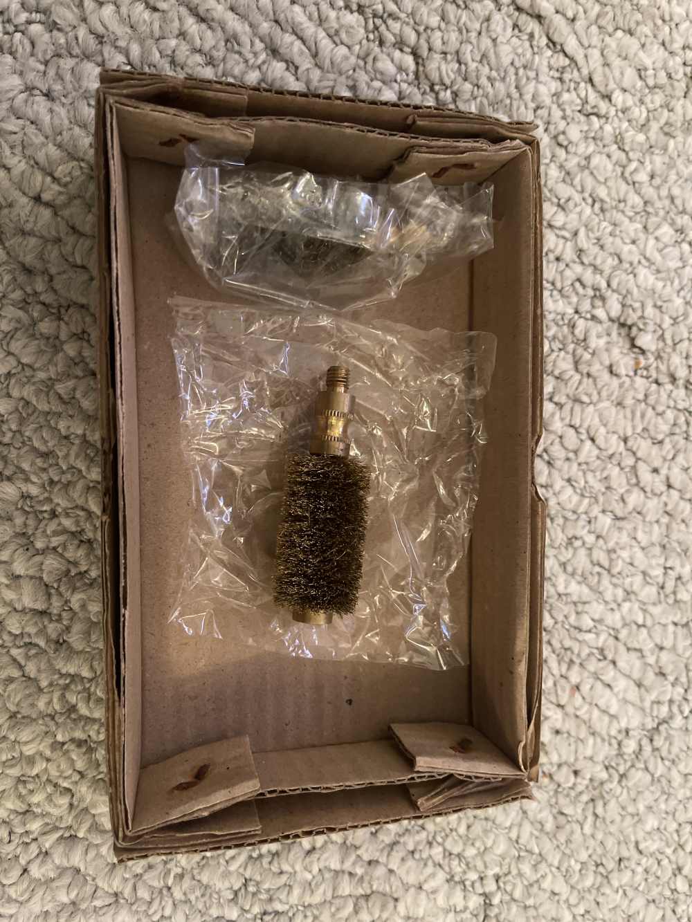 Two Payne Gallwey Style Brass Brush Head 12 ga -img-0