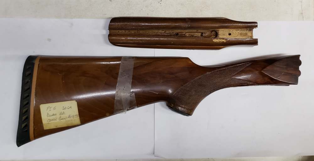 FIE 20ga coach gun sxs stock set used -img-1