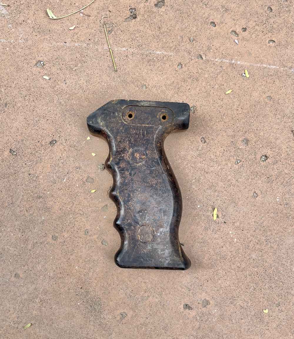 Australian Owen gun Front Grip Bakelite-img-0