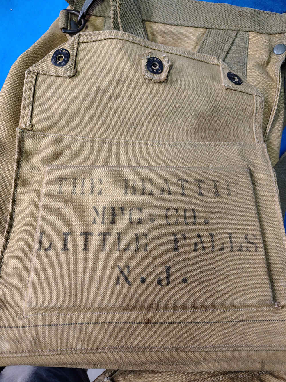 RARE WWII US USMC M1 M1A1 Flame Thrower Flamethrower Accessories Pack -img-2