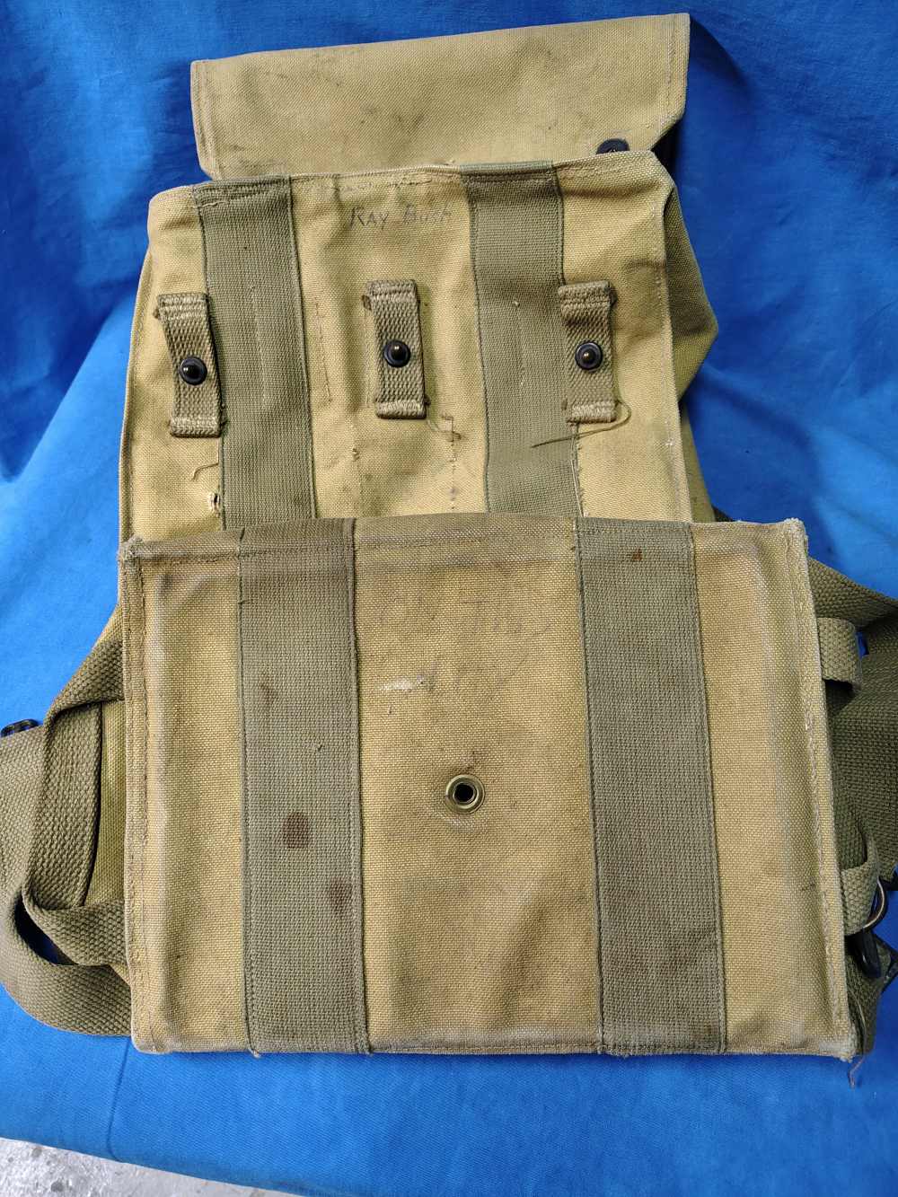 RARE WWII US USMC M1 M1A1 Flame Thrower Flamethrower Accessories Pack -img-15