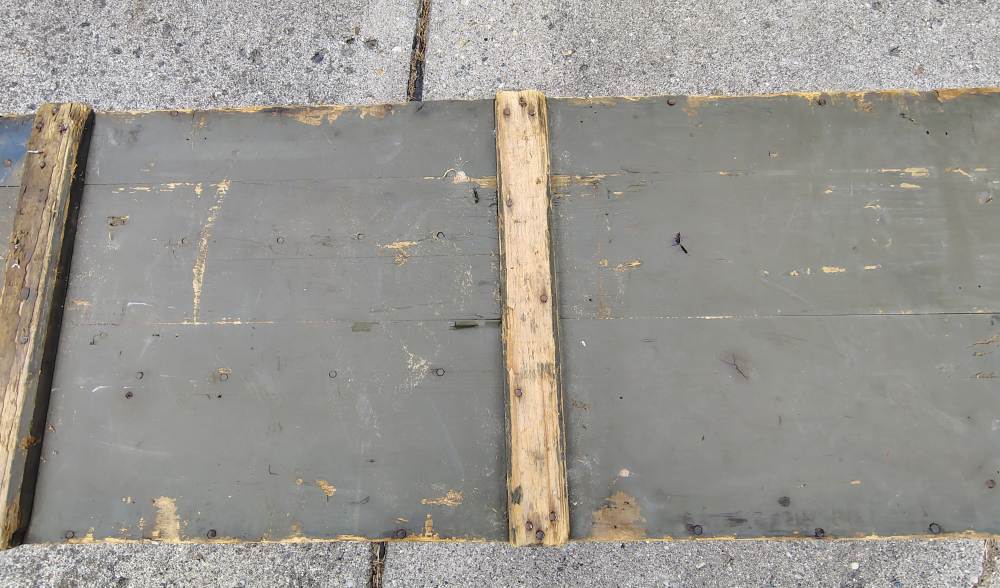 RARE WWII US USMC M1 M1A1 Flame Thrower Wood Transit Box Crate Dated 3-45-img-20