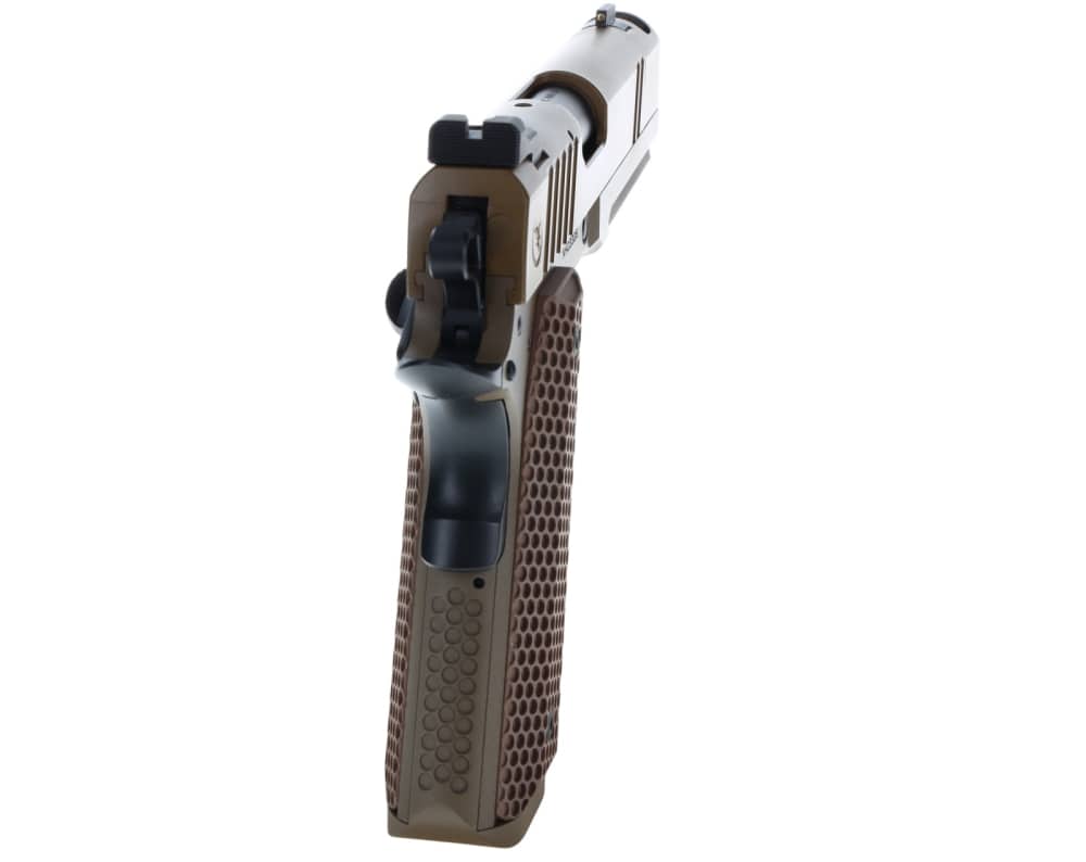 NEW! Nighthawk Custom 1911 Sand Hawk Single Stack Comp IOS 9mm 10+1 FDE-img-16