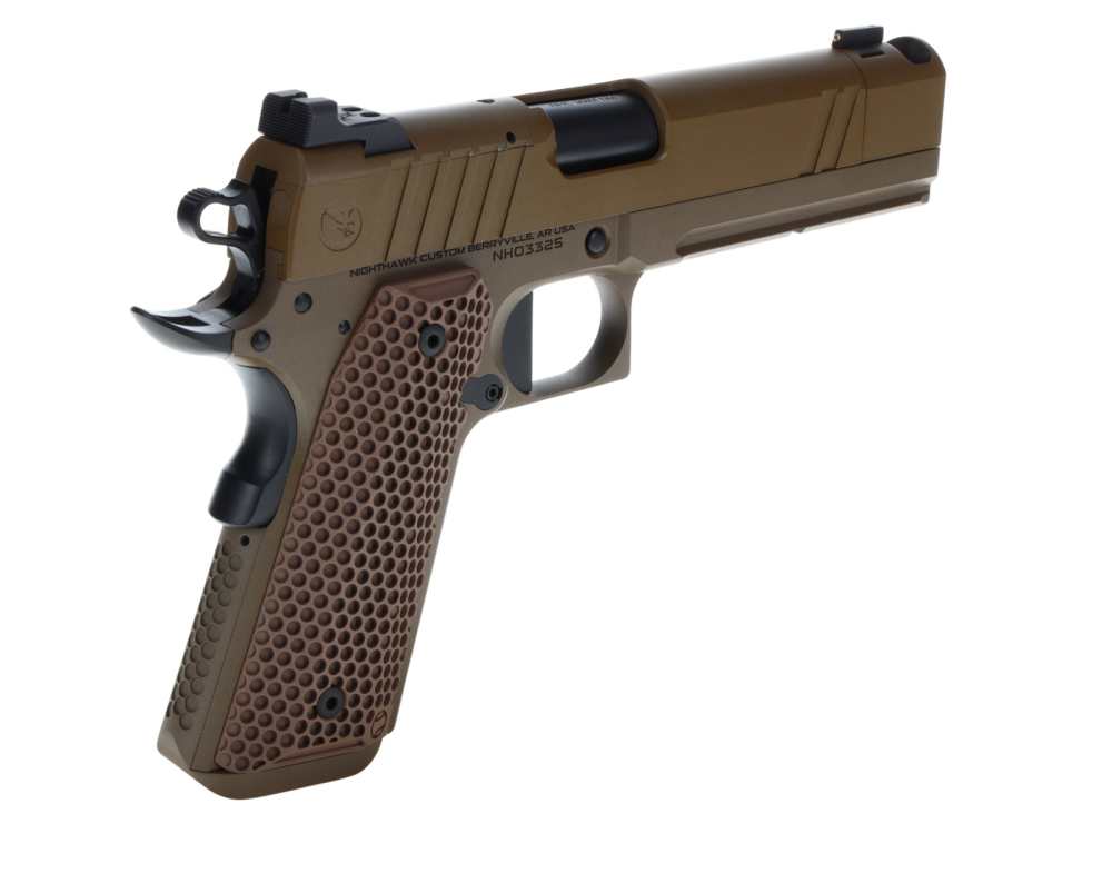 NEW! Nighthawk Custom 1911 Sand Hawk Single Stack Comp IOS 9mm 10+1 FDE-img-18