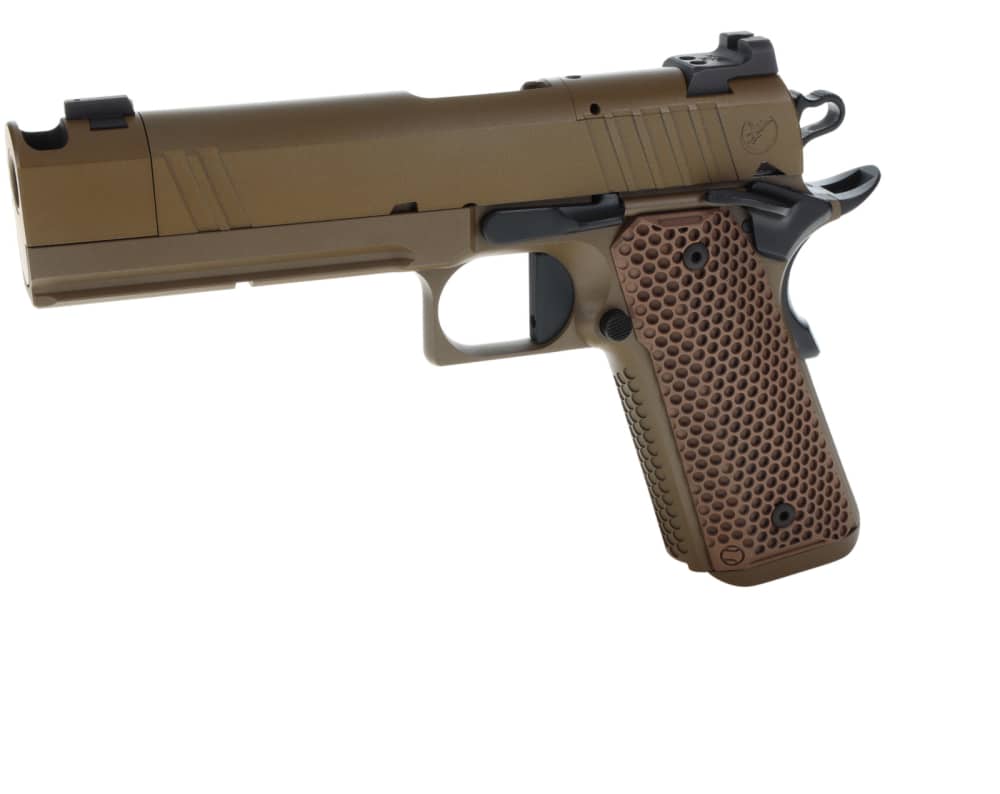 NEW! Nighthawk Custom 1911 Sand Hawk Single Stack Comp IOS 9mm 10+1 FDE-img-10