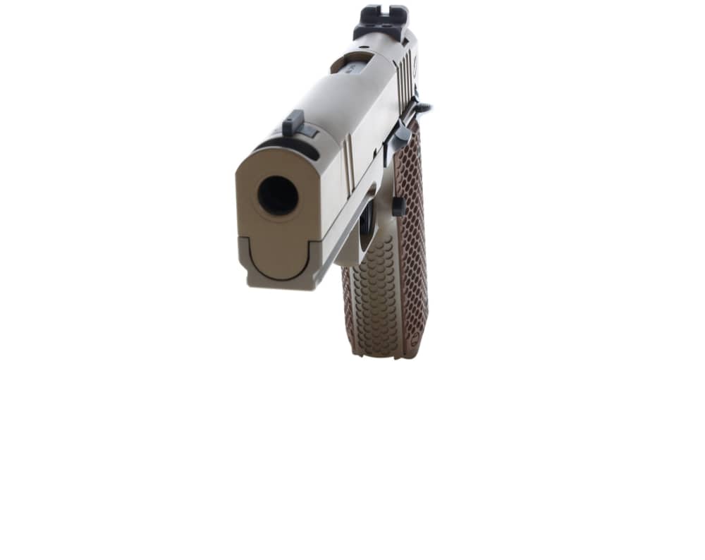 NEW! Nighthawk Custom 1911 Sand Hawk Single Stack Comp IOS 9mm 10+1 FDE-img-7