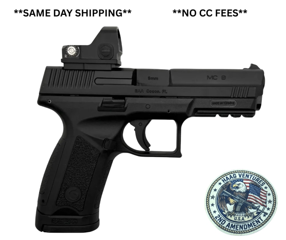 Girsan MC9 9mm Semi Auto Pistol w/VLife Red Dot Sight-img-0