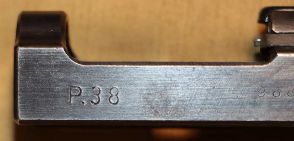 Fine & Scarce WWII German Walther P.38 ac45 c. Jan 1945-img-73