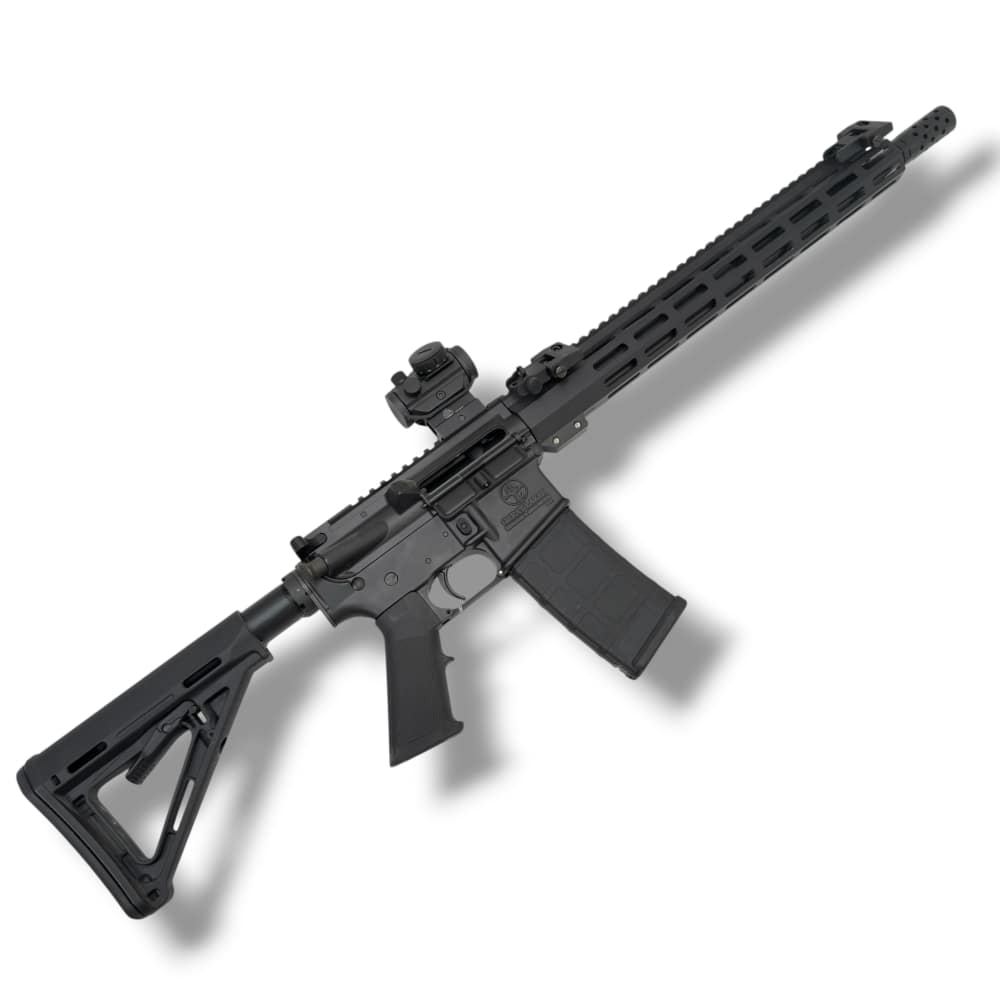 Preowned GLFA GL-15 Rifle .223 Wylde Bushnell RDS Angled BUIS-img-0