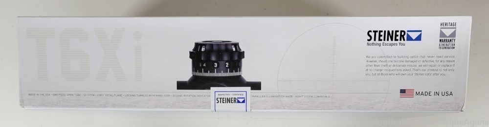 Steiner T6XI 5-30x56 SCR2 Mil reticle illuminated 34mm tube 5125-img-2