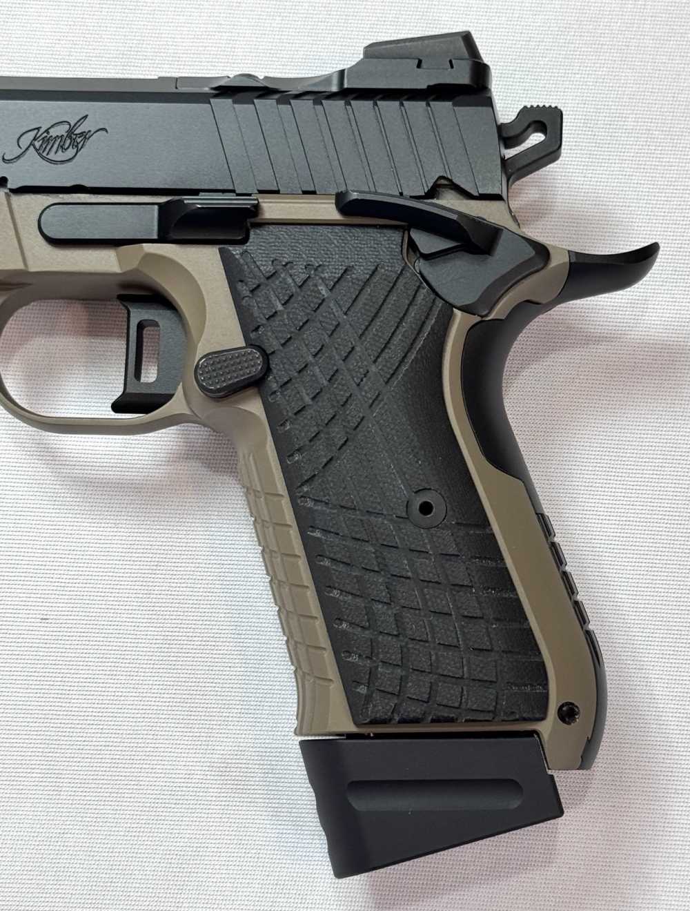Kimber KDS9c FDE/Black TFS Pistol, Threaded Barrel, 9mm, 2 Mags, Like New!-img-1