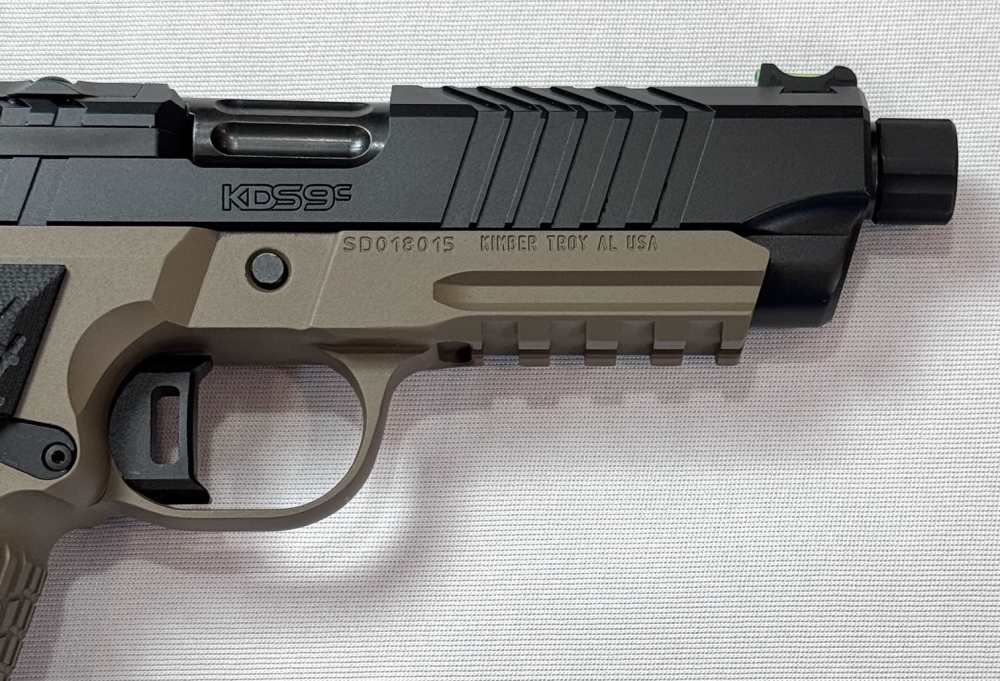 Kimber KDS9c FDE/Black TFS Pistol, Threaded Barrel, 9mm, 2 Mags, Like New!-img-5