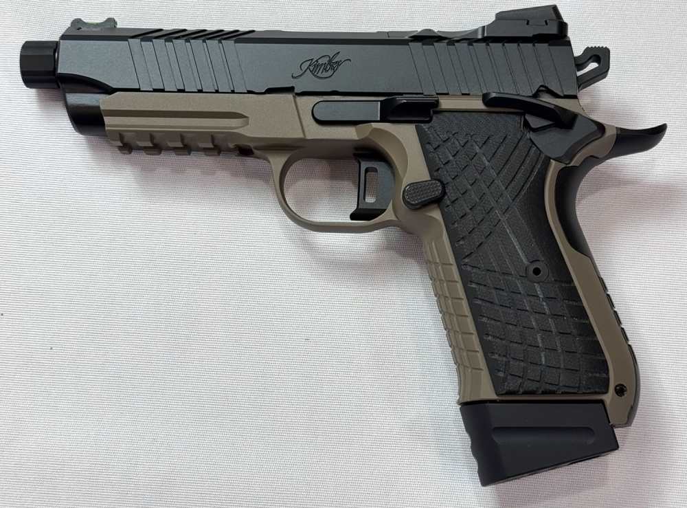 Kimber KDS9c FDE/Black TFS Pistol, Threaded Barrel, 9mm, 2 Mags, Like New!-img-0