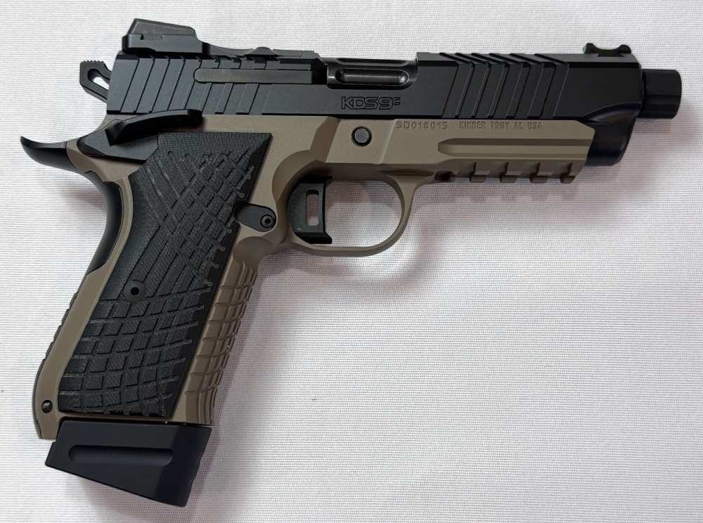 Kimber KDS9c FDE/Black TFS Pistol, Threaded Barrel, 9mm, 2 Mags, Like New!-img-3