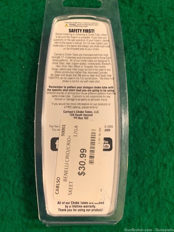 Carlsons benelli skeet choke crio/Crio plus-img-4