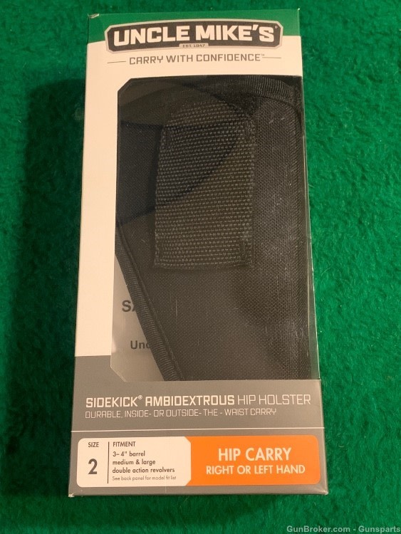 Uncle mikes nylon hip holster sz 2-img-0