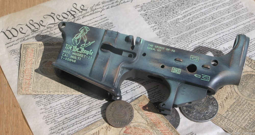 WE THE PEOPLE Musket-15 RDIAS M4 Pocket Lower Receiver AR-15 FREE Ship-img-0