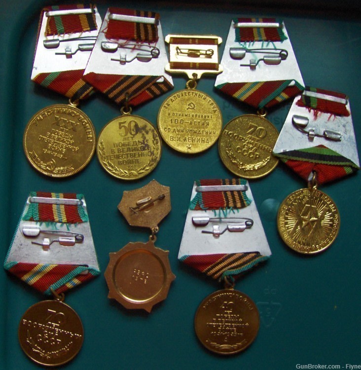  1 Ukrainian and 7 Soviet Russian awards of male veteran of WWII-img-4