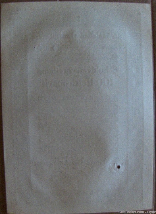 Germany, State of Bavaria.  100 RM bond, 1941 WWII. -img-1