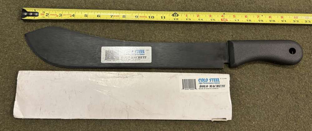 New Old Stock - Discontinued Cold Steel Bolo Machete - No Scabbard -img-0