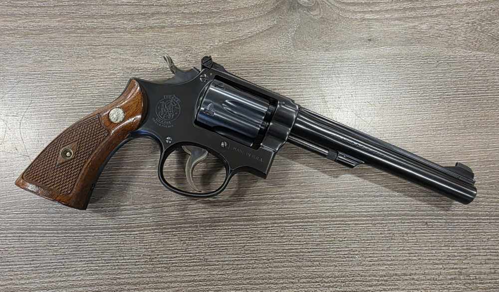 S&W K-22 Masterpiece 1st year 1946, 6",  5-screw,  SERIOUS COLLECTOR-img-4