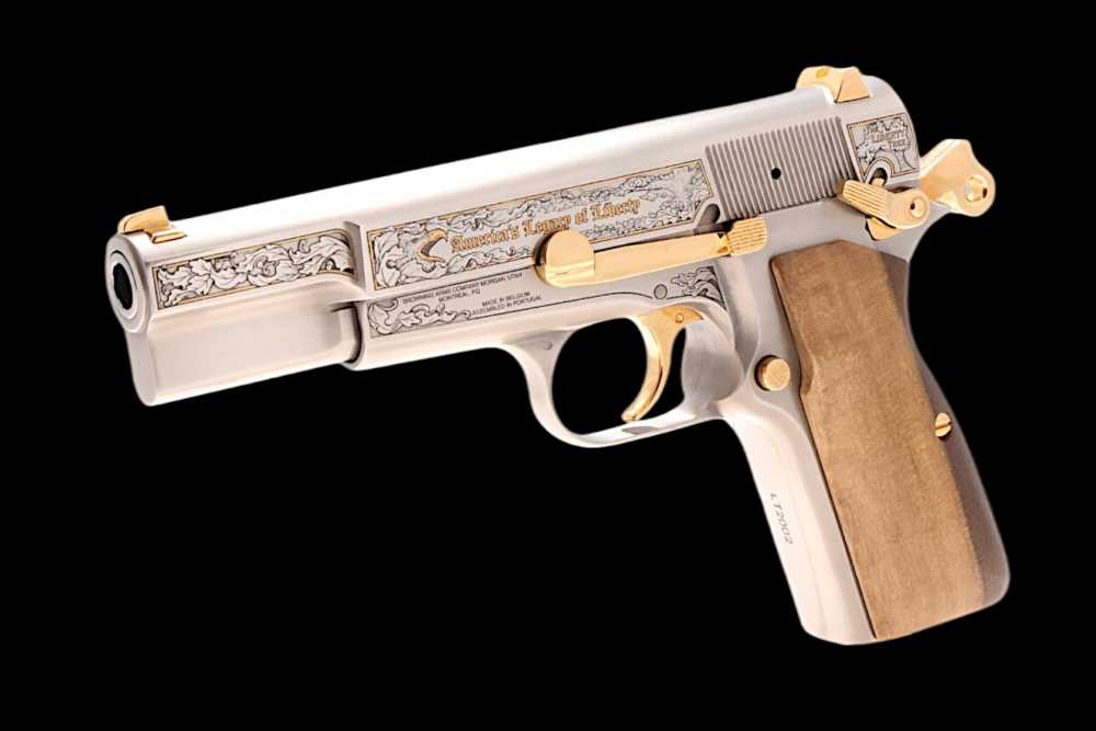HAND ENGRAVED, LIMITED EDITION BROWNING HI POWER BELGIAN AMERICA'S LEGACY-img-15