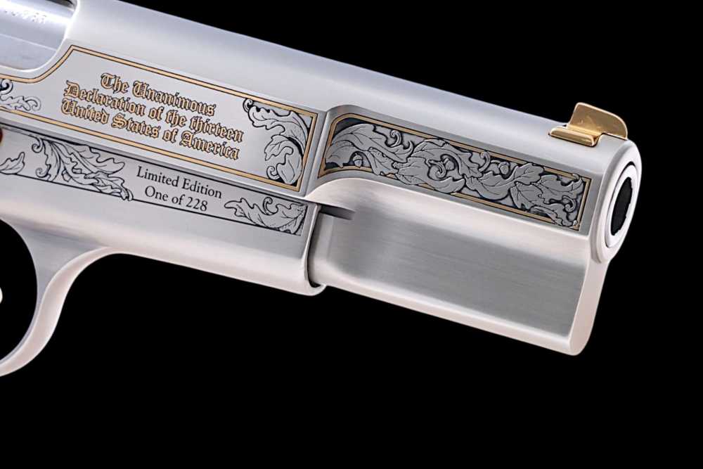 HAND ENGRAVED, LIMITED EDITION BROWNING HI POWER BELGIAN AMERICA'S LEGACY-img-2