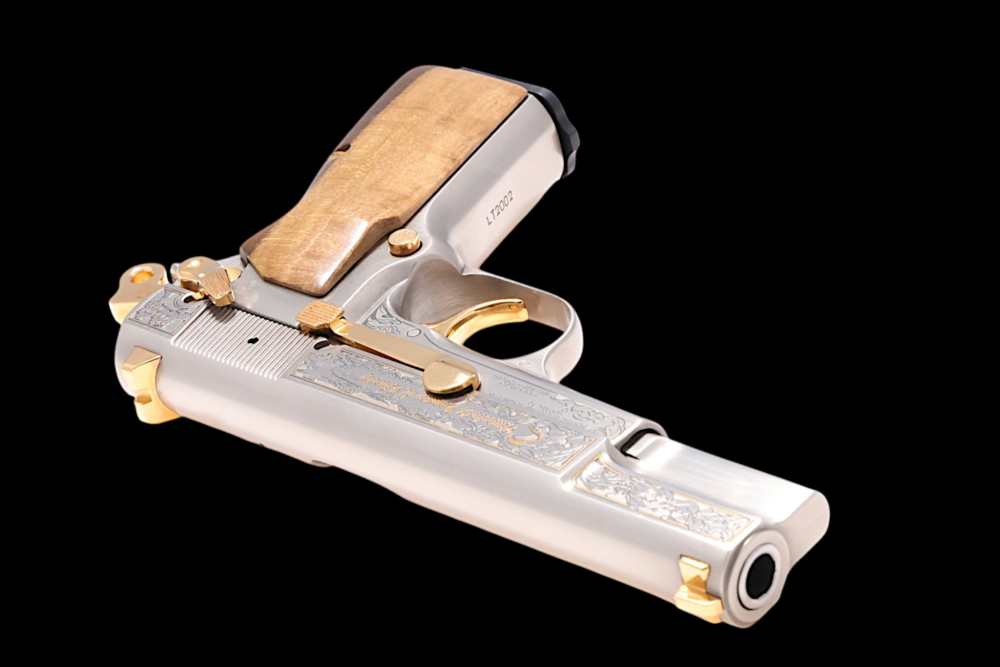HAND ENGRAVED, LIMITED EDITION BROWNING HI POWER BELGIAN AMERICA'S LEGACY-img-23