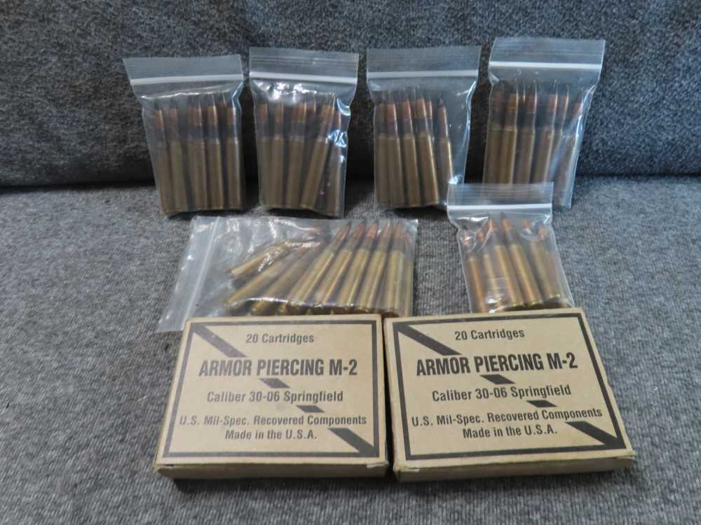 94 ROUNDS WWII USGI 30-06 SPRINGFIELD ARMOR PIERCING AMMUNITION-img-10