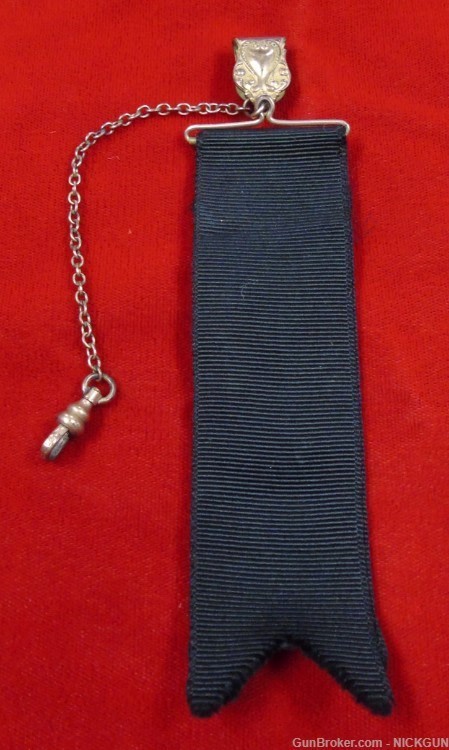 #4-Antique pocket watch fob, late 19th to early 20th century-img-4