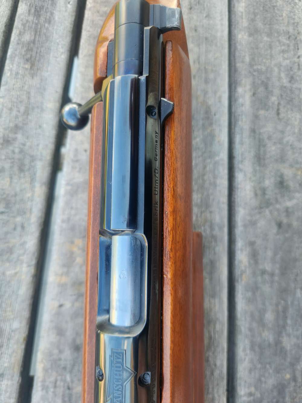 german anschutz 1411 MATCH 54 with BENCHREST STOCK beautiful Bluing 1964!-img-8