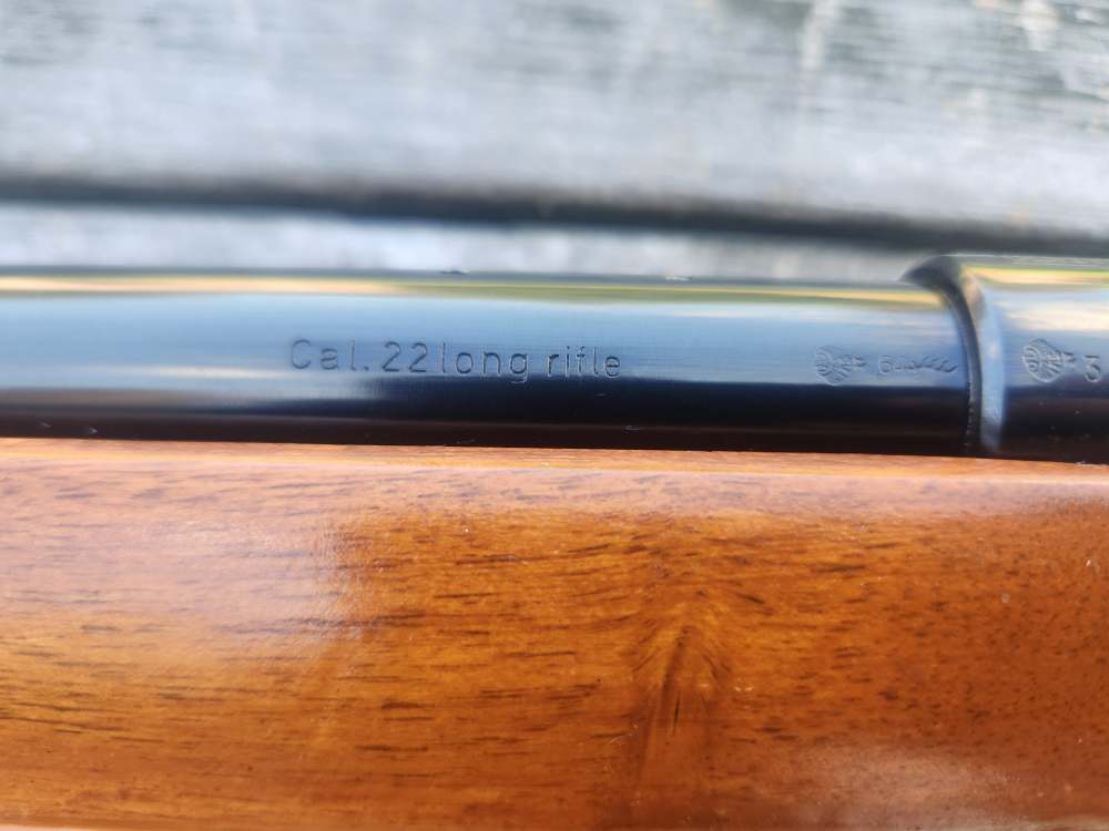 german anschutz 1411 MATCH 54 with BENCHREST STOCK beautiful Bluing 1964!-img-4