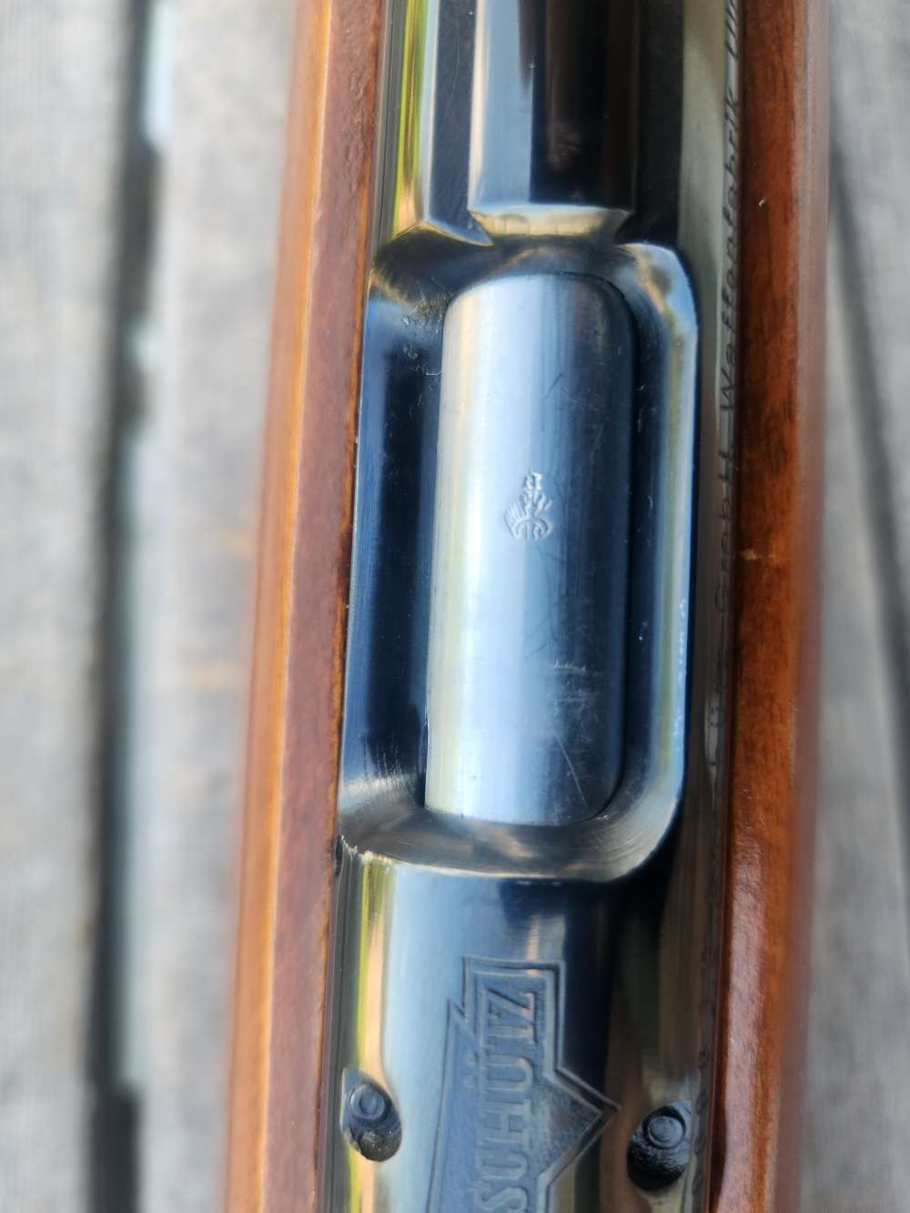 german anschutz 1411 MATCH 54 with BENCHREST STOCK beautiful Bluing 1964!-img-5
