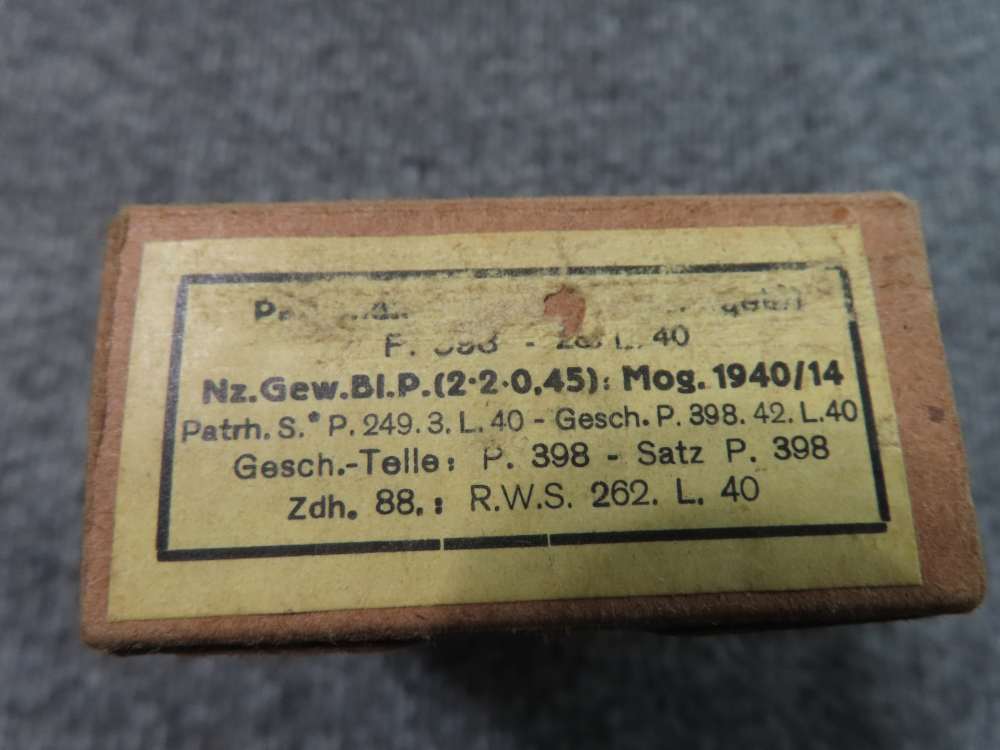 7 FULL BOXES, 105 ROUNDS, ORIGINAL WWII GERMAN 8mm MAUSER CALIBER AMMO-img-4