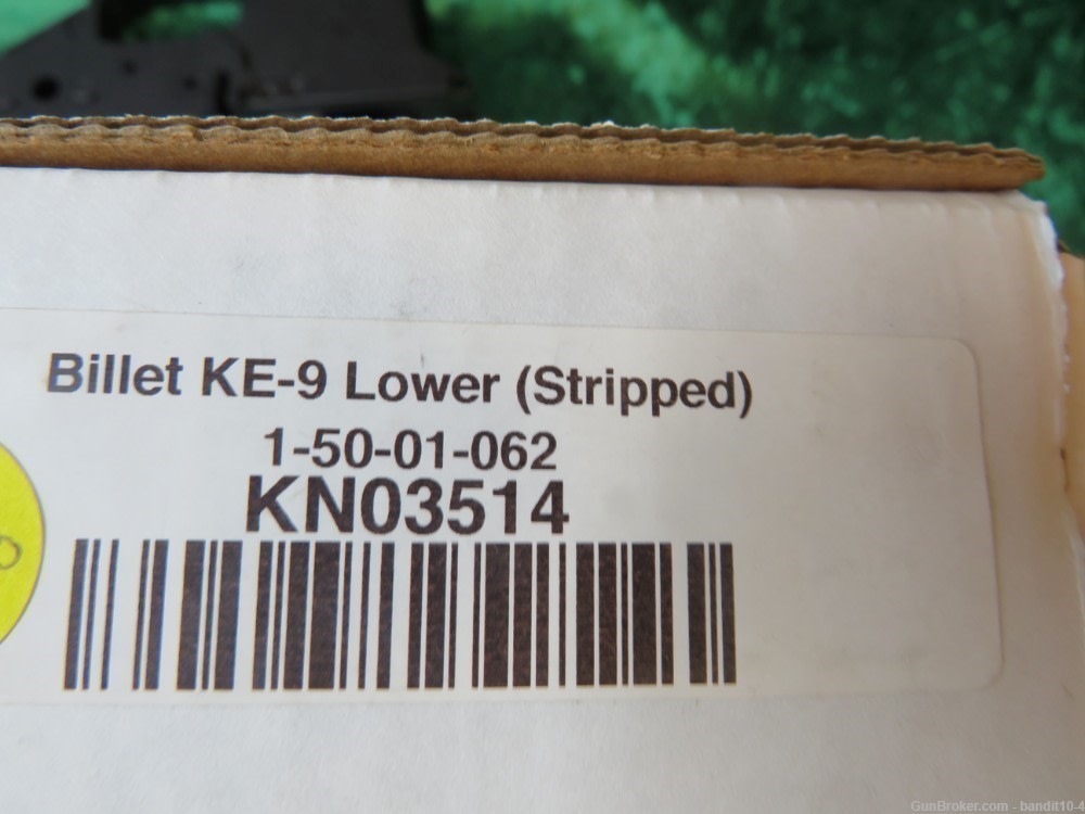 KE Arms 9MM Billet Lower Stripped, Glock Mag 1-50-01-062 - 11999/12000/01 -img-4