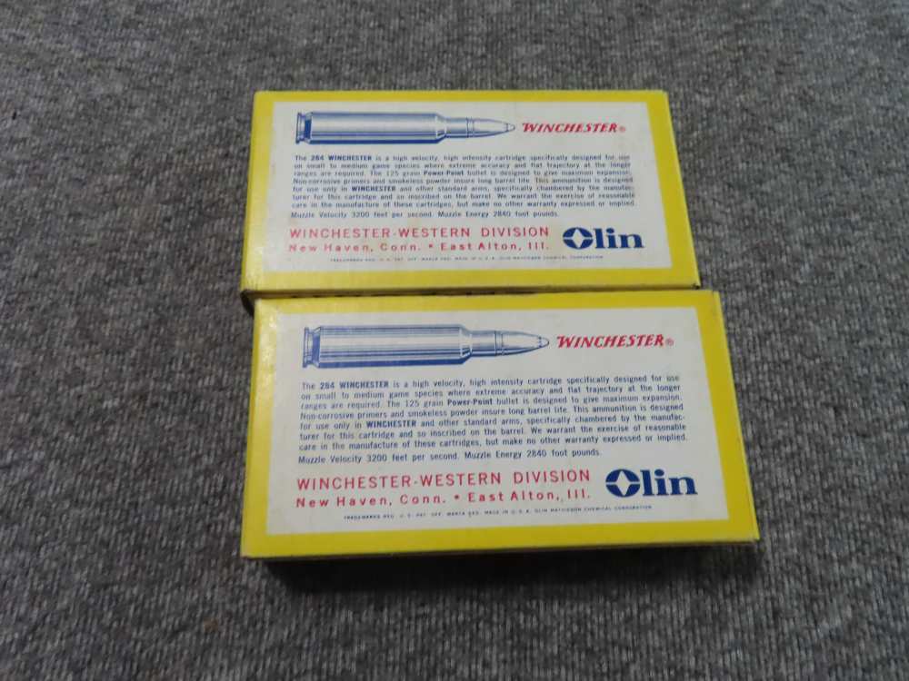 2 FULL BOXES VINTAGE WINCHESTER SUPER X .284 FACTORY SPORTING AMMO-img-5