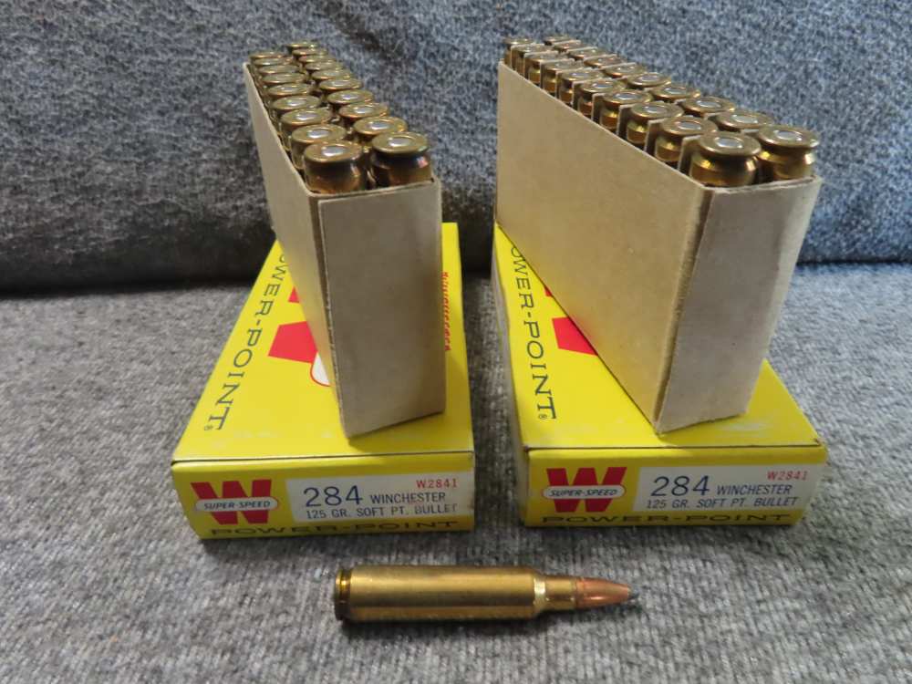 2 FULL BOXES VINTAGE WINCHESTER SUPER X .284 FACTORY SPORTING AMMO-img-0